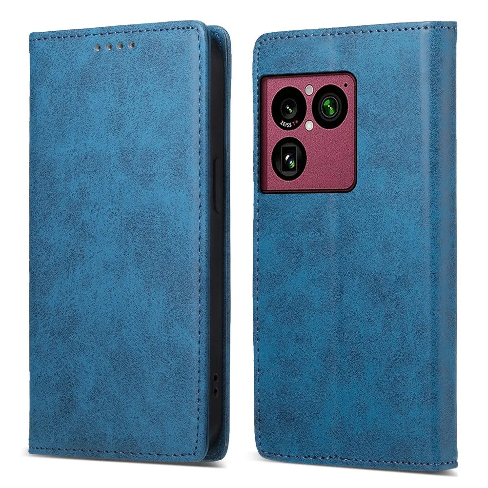 For Sony Xperia 1 VIII Wallet Case RFID Blocking PU Leather Phone Cover - Blue - 1