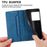For Sony Xperia 1 VIII Wallet Case RFID Blocking PU Leather Phone Cover - Blue - 6