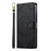 For Google Pixel 11 / Pixel 11 Pro Case Embossed Totem Leather Flip Wallet Phone Cover with Wrist Strap - Black - 5
