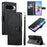 For Google Pixel 11 Pro XL Case Embossed Totem Leather Flip Wallet Phone Cover with Wrist Strap - Black - 4