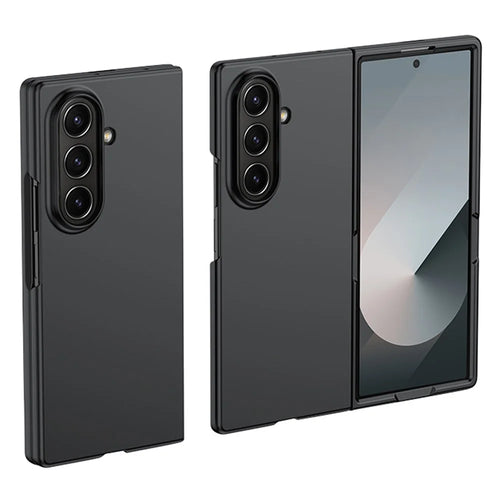 For Samsung Galaxy Z Fold8 Ultra Case Skin-Touch Texture Hard PC Folding Phone Cover - Black - 1