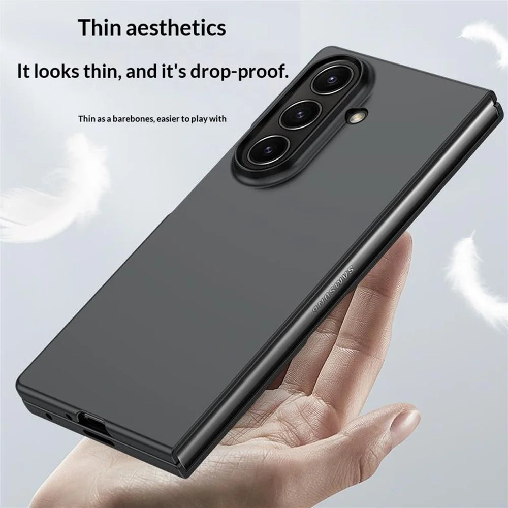 For Samsung Galaxy Z Fold8 Ultra Case Large Window Hard PC Phone Cover with Screen Film - Light Green - 5