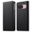 DIERFENG DF-019 for Google Pixel 11  /  11 Pro Leather Wallet Case Magnetic Flip Cover with Card Slots RFID Blocking - Black - 1