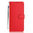 For Samsung Galaxy S26 FE Wallet Case with Strap / Multiple Card Slots Solid Color Leather Stand Phone Cover - Red - 6