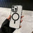 For iPhone 15 Pro Max Magnetic Case Clear PC TPU TPE Shockproof Cover Compatible with MagSafe - Dark Blue - 2
