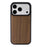 For iPhone 17 Pro Max Magnetic Case Wood + PC + TPU Shockproof Protective Phone Cover - Walnut Wood - 1