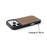 For iPhone 17 Pro Max Magnetic Case Wood + PC + TPU Shockproof Protective Phone Cover - Walnut Wood - 6