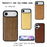 For iPhone Air Magnetic Case Wood + PC + TPU Shockproof Protective Phone Cover - Walnut Wood - 3
