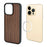 For iPhone 16 Pro Max Magnetic Case Wood + PC + TPU Shockproof Protective Phone Cover - Rosewood - 5