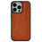 For iPhone 16 Pro Magnetic Case Wood + PC + TPU Shockproof Protective Phone Cover - Rosewood - 1