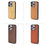 For iPhone 15 Pro Max Magnetic Case Wood + PC + TPU Shockproof Protective Phone Cover - Walnut Wood - 6