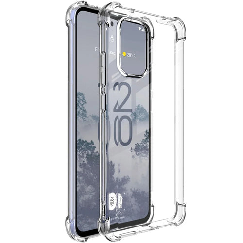 IMAK For Nokia X30 5G Four Corner Airbag Shockproof Phone Case Flexible TPU Protective Cover - Transparent - 1