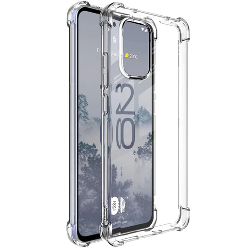 IMAK For Nokia X30 5G Four Corner Airbag Shockproof Phone Case Flexible TPU Protective Cover - Transparent - 1
