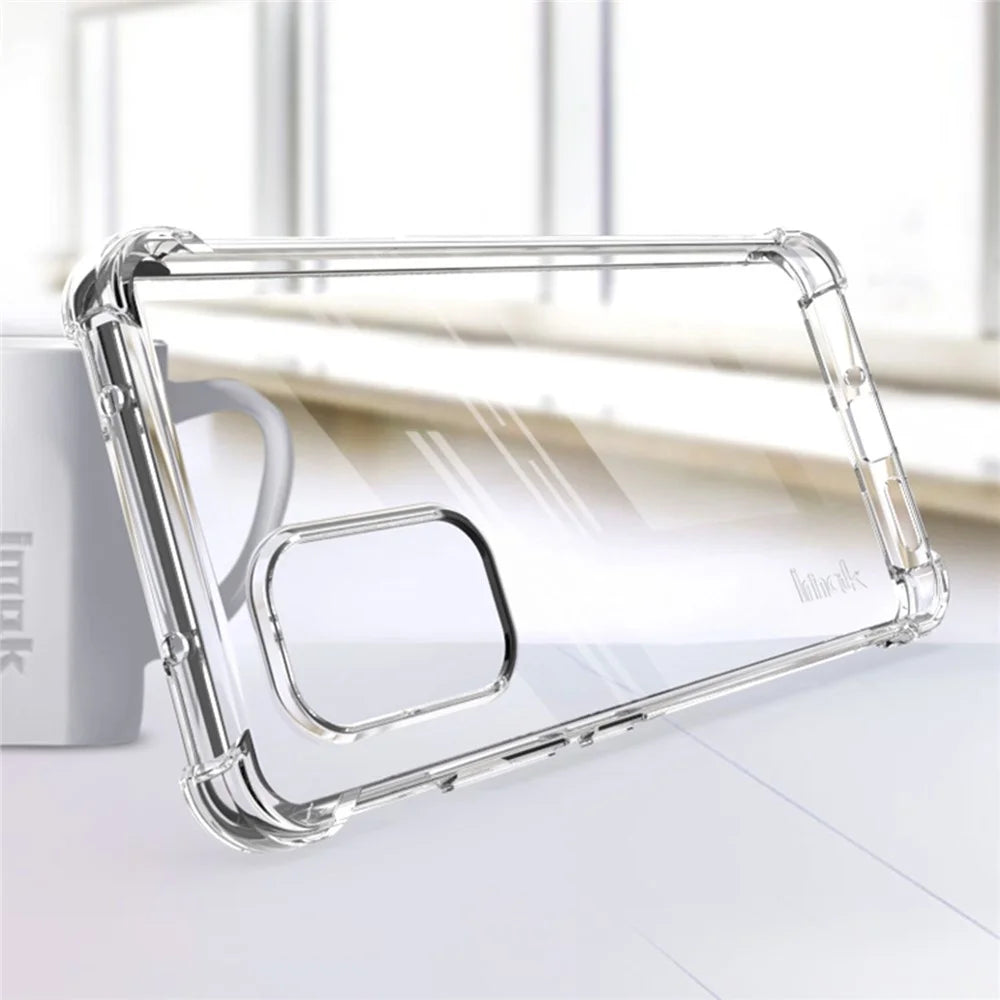 IMAK For Nokia X30 5G Four Corner Airbag Shockproof Phone Case Flexible TPU Protective Cover - Transparent - 5