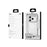 ZGA for iPhone 17 Pro Max Magnetic Case Lens Frame Kickstand Transparent PC TPU Phone Cover - Orange - 6