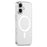 ZGA for iPhone 17 Magnetic Case Crystal Clear PC TPU Anti-Scratch Phone Cover - Transparent - 1
