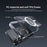 ZGA for iPhone 17 Magnetic Case Crystal Clear PC TPU Anti-Scratch Phone Cover - Transparent - 6