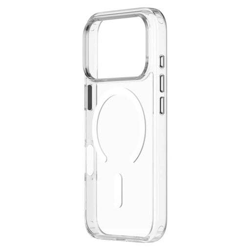 ZGA for iPhone 17 Pro Magnetic Case Crystal Clear PC TPU Anti-Scratch Phone Cover - Transparent - 2