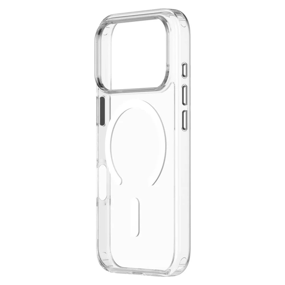 ZGA for iPhone 17 Pro Max Magnetic Case Crystal Clear PC TPU Anti-Scratch Phone Cover - Transparent - 2