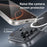 ZGA for iPhone 17 Pro Max Magnetic Case Crystal Clear PC TPU Anti-Scratch Phone Cover - Transparent - 5