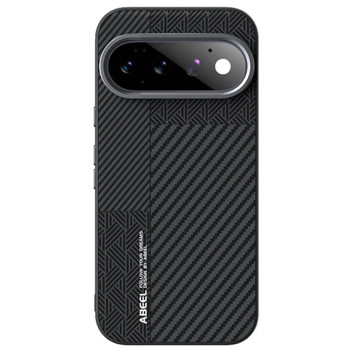 ABEEL For Google Pixel 11 Magnetic Case PC + TPU + Aluminum Alloy + PU Leather Slim Phone Back Cover  - Texture 3 - 2