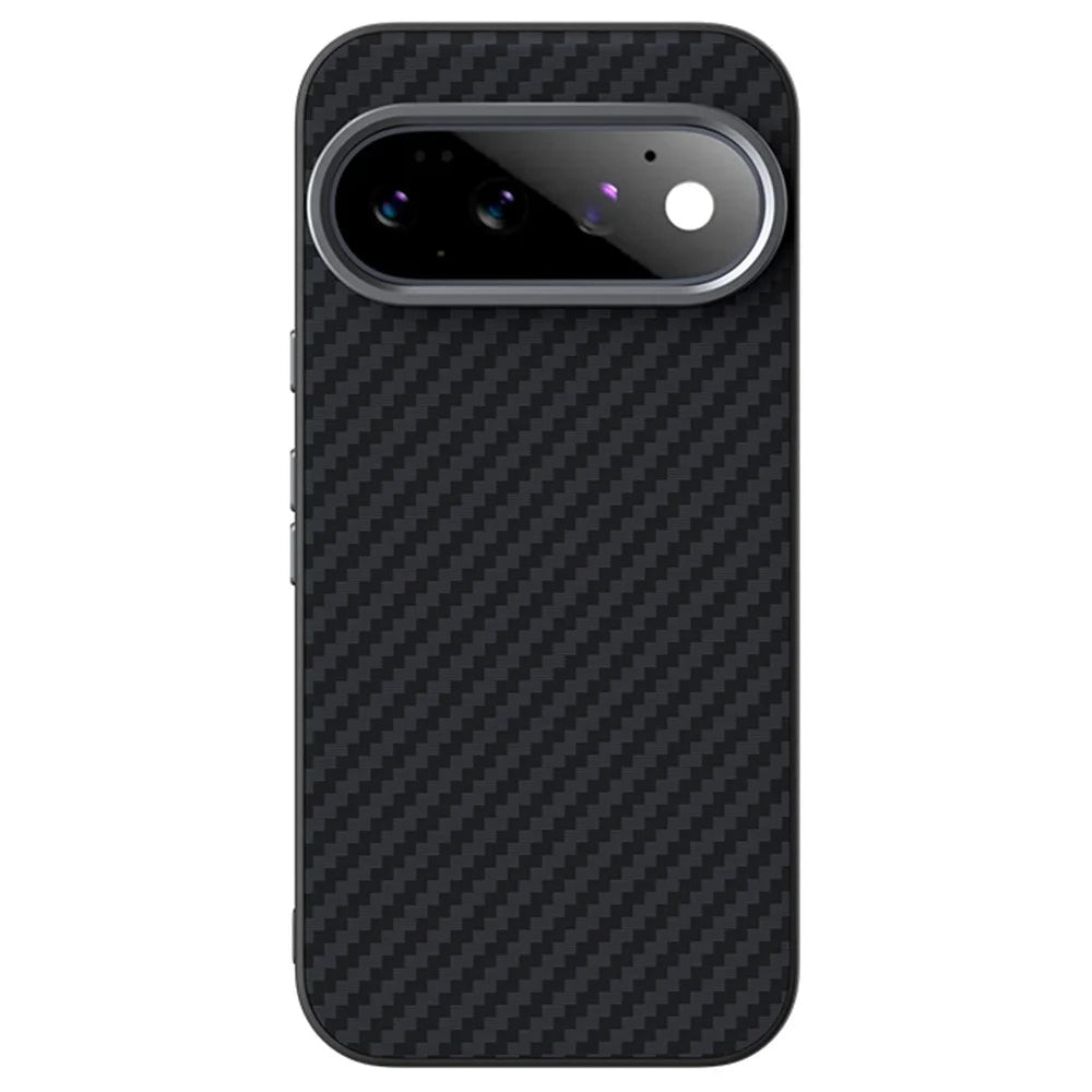 ABEEL For Google Pixel 11 Magnetic Case Carbon Fiber Texture Phone Back Cover - Black - 2