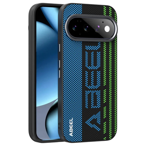 ABEEL For Google Pixel 11 Magnetic Case Micro-Embossing 6D Printed PC TPU Aluminum Alloy Leather Phone Cover - Outstanding No. 1 - 1