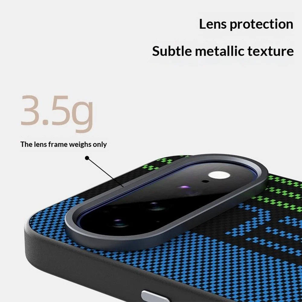 ABEEL For Google Pixel 11 Magnetic Case Micro-Embossing 6D Printed PC TPU Aluminum Alloy Leather Phone Cover - Outstanding No. 1 - 7