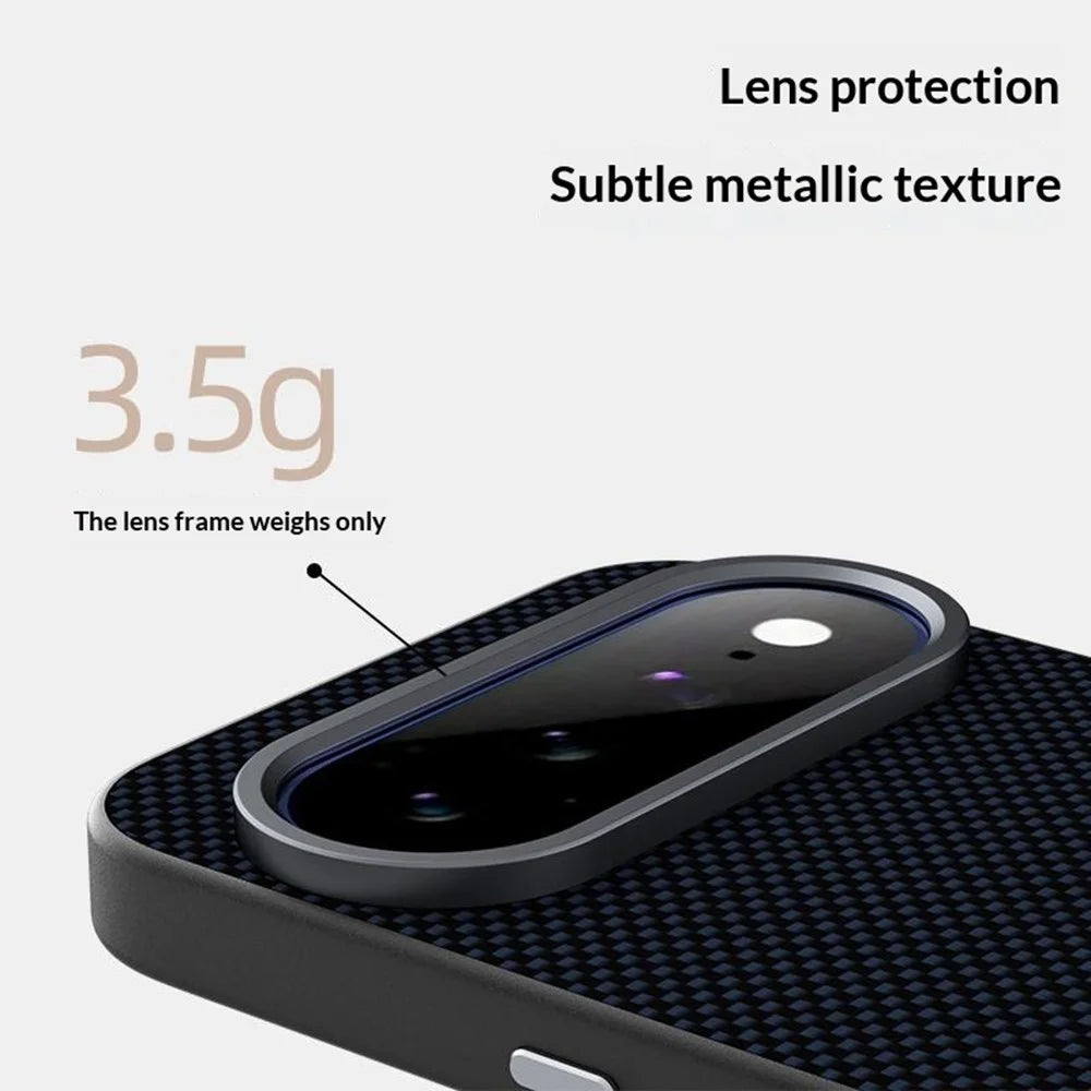 ABEEL for Google Pixel 11 Magnetic Case Printed PC TPU Aluminum Alloy Leather Phone Cover - Black - 7