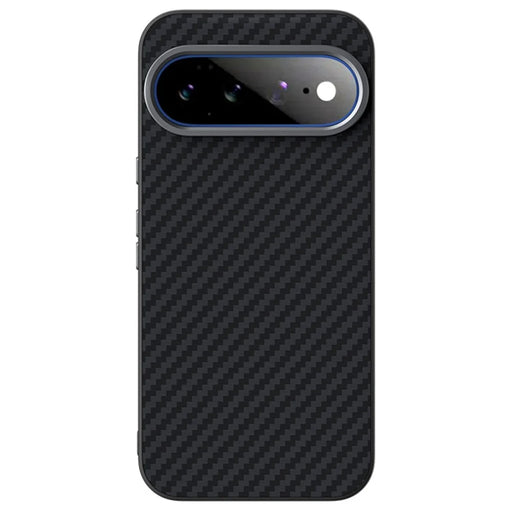 ABEEL For 	Google Pixel 11 Pro XL Magnetic Case Carbon Fiber Texture Phone Back Cover - Black - 2