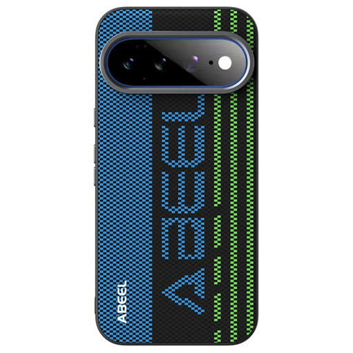 ABEEL For Google Pixel 11 Pro XL Magnetic Case Micro-Embossing 6D Printed PC TPU Aluminum Alloy Leather Phone Cover - Outstanding No. 1 - 2