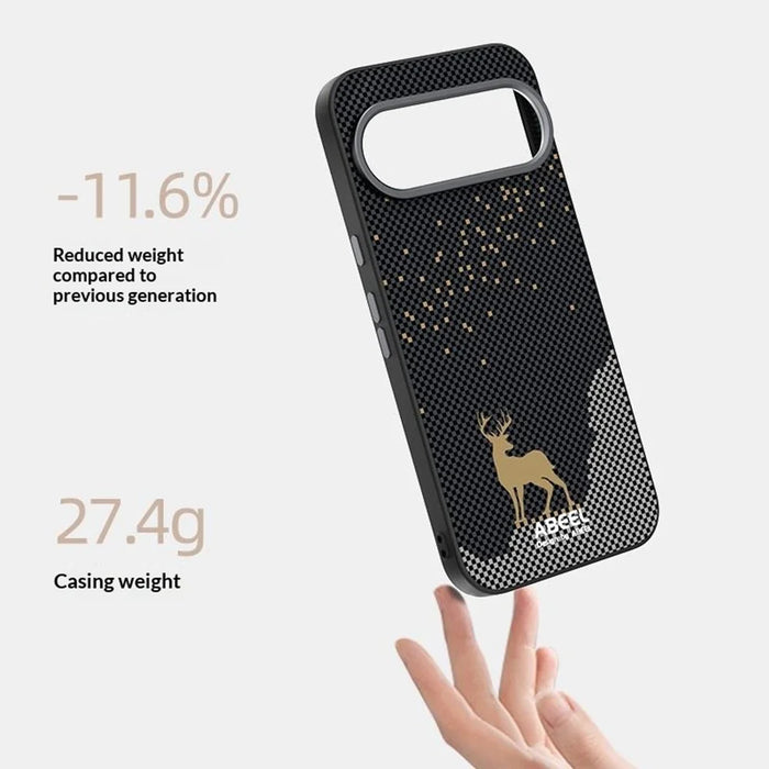ABEEL For Google Pixel 11 Pro XL Magnetic Case Ultra Slim PC TPU Phone Back Cover - Deer - 3