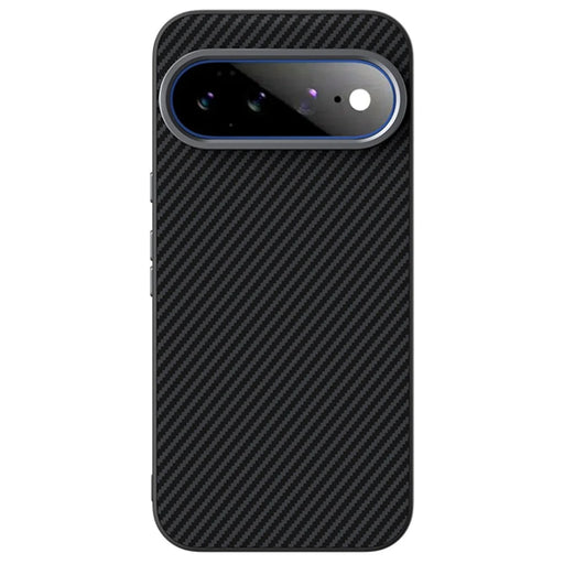 ABEEL for Google Pixel 11 Pro XL Magnetic Case Carbon Fiber Texture TPU PC PU Phone Back Cover - Black - 2