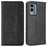 Magnetic Auto Closing Phone Case For Nokia X30 5G, Imprinted Pattern PU Leather Retro Texture Wallet Stand Smartphone Cover - Black - 1
