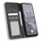 Magnetic Auto Closing Phone Case For Nokia X30 5G, Imprinted Pattern PU Leather Retro Texture Wallet Stand Smartphone Cover - Black - 2