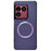 For Sony Xperia 1 VIII Magnetic Case Drop-Proof TPU + Cloth Back Phone Cover - Purple - 1