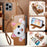 For Doogee Note 58 Case Cute Cat Pattern PU Leather Wallet Phone Cover with Wrist Strap - Brown - 7