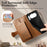 For Nothing Phone (4a) Case Cute Cat Pattern PU Leather Wallet Phone Cover with Wrist Strap - Brown - 4