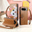 For Google Pixel 9 Pro XL / Google Pixel 10 Pro XL Case Cute Cat Pattern PU Leather Wallet Phone Cover with Wrist Strap - Brown - 6