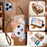 For Blackview Shark 9 5G Case Cute Cat Pattern PU Leather Wallet Phone Cover with Wrist Strap - Brown - 7