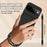 For Google Pixel 11 Pro XL Liquid Silicone Case  Phone Back Cover with Card Holder and Short Strap - Black - 3