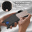 For Google Pixel 11 Pro XL Liquid Silicone Case  Phone Back Cover with Card Holder and Short Strap - Black - 6