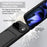 For Google Pixel 11 Pro XL Liquid Silicone Case  Phone Back Cover with Card Holder and Short Strap - Black - 7