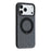 X-LEVEL for iPhone 17 Pro Max Magnetic Case Rotating Kickstand Fabric Textured Leather + PC + TPU Phone Cover - Black - 2