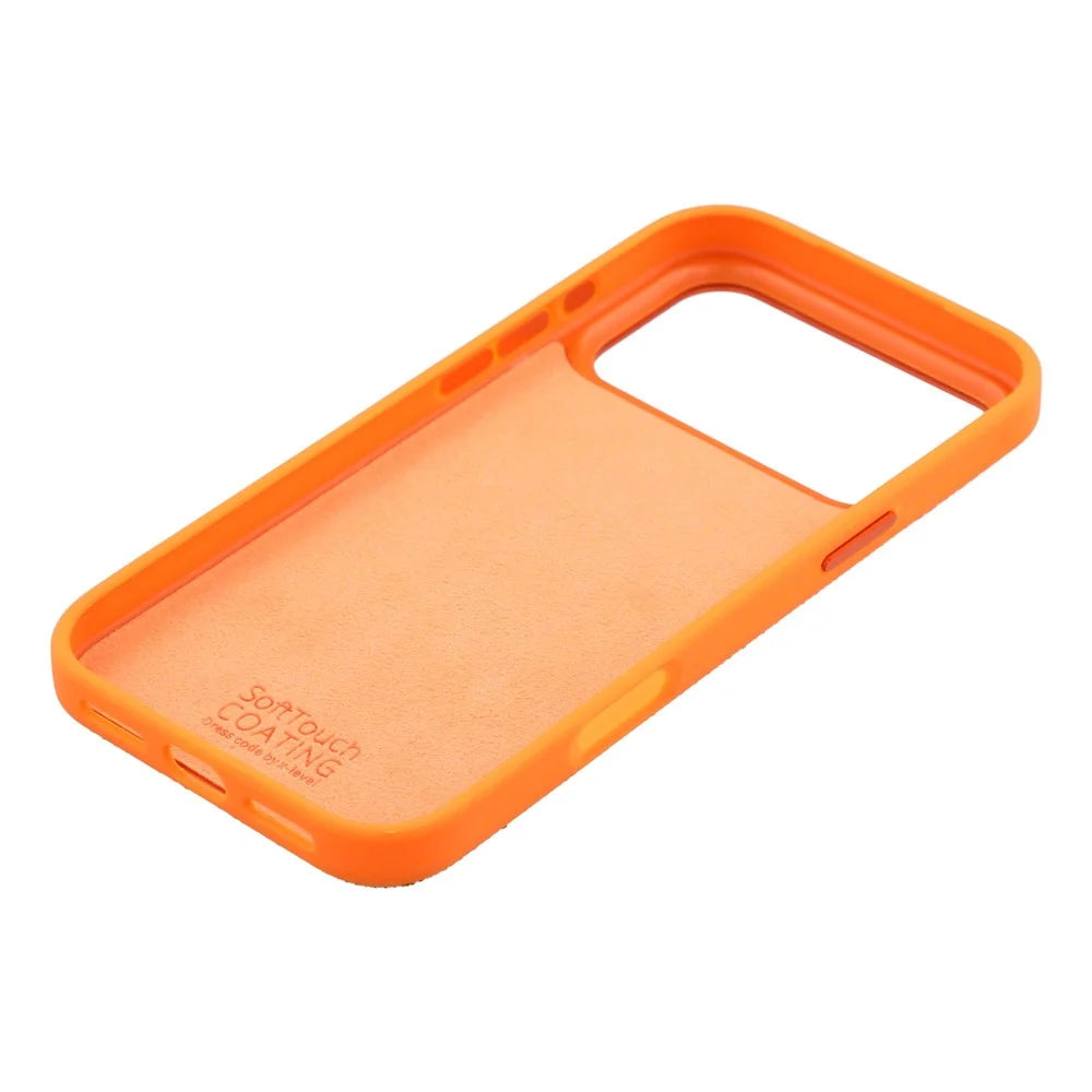 X-LEVEL for iPhone 17 Pro Magnetic Case Rotating Kickstand Fabric Textured Leather + PC + TPU Phone Cover - Orange - 7