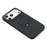 X-LEVEL for iPhone 17 Pro Max Magnetic Case Rotating Kickstand Silicone + Tech Fabric Scratch-Resistant Phone Cover - Obsidian Black - 5