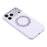 X-LEVEL for iPhone 17 Pro Magnetic Case Rotating Kickstand Silicone + Tech Fabric Scratch-Resistant Phone Cover - Taro Purple - 5
