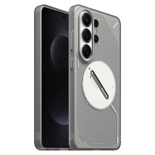 AULUMU S26 Frosted Case Series for Samsung Galaxy S26 Ultra Case IMD TPU Phone Cover - Transparent Grey - 1