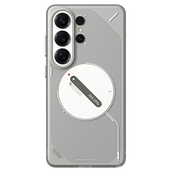 AULUMU S26 Frosted Case Series for Samsung Galaxy S26 Ultra Case IMD TPU Phone Cover - Transparent Grey - 2
