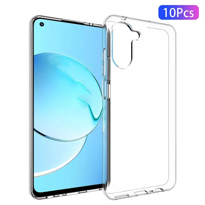 10Pcs  /  Pack For Realme 10 4G Transparent TPU Phone Case, Inner Watermark-Free Drop Proof Protective Cover - 1